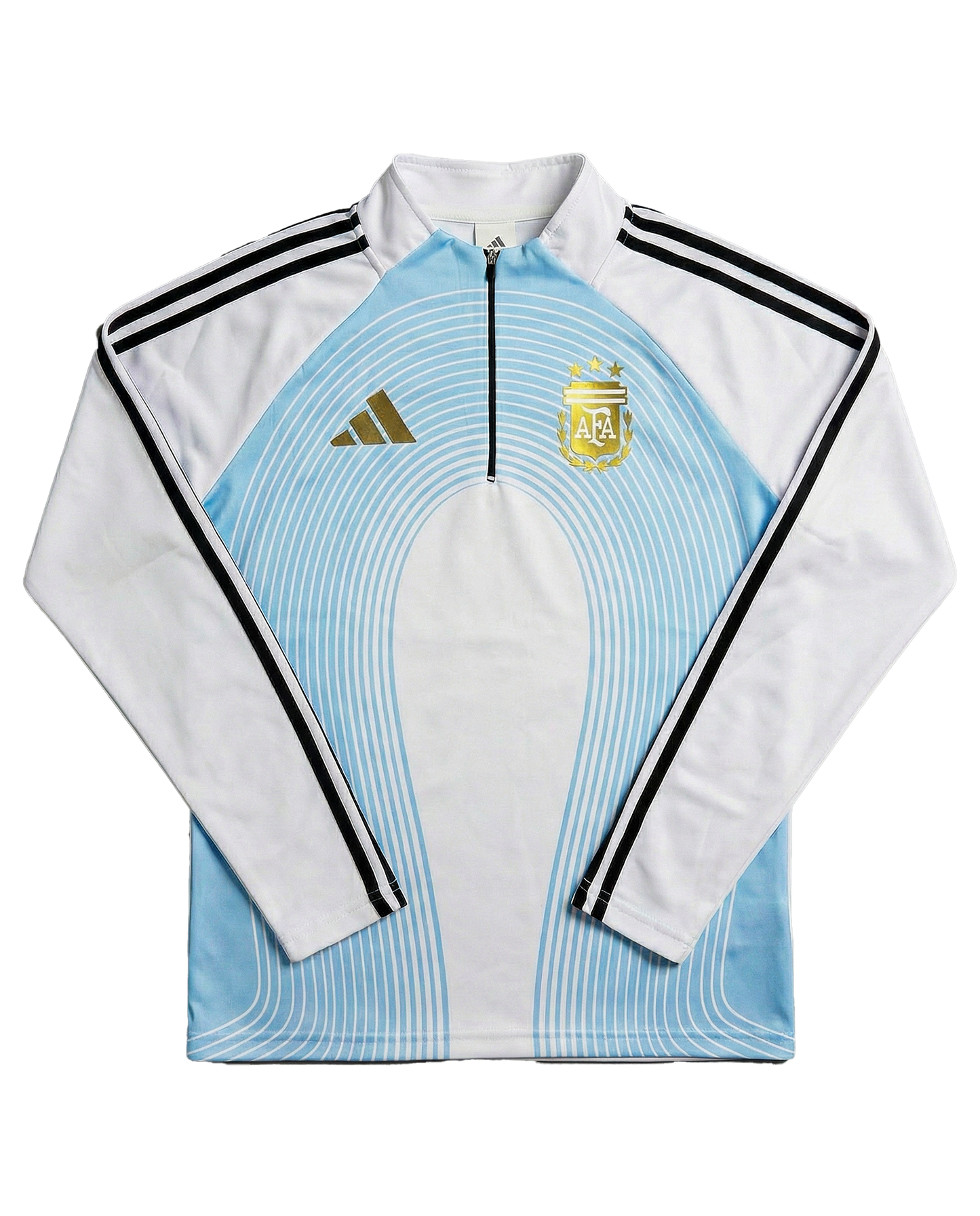 Argentina white blue track top