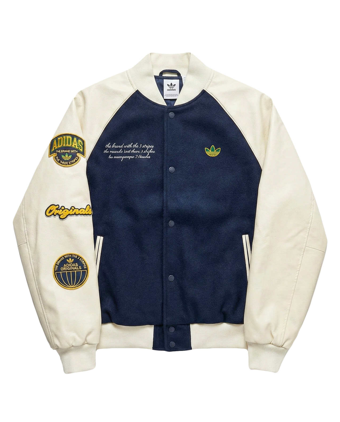 Adidas Originals Varsity Jacket - Navy/Cream