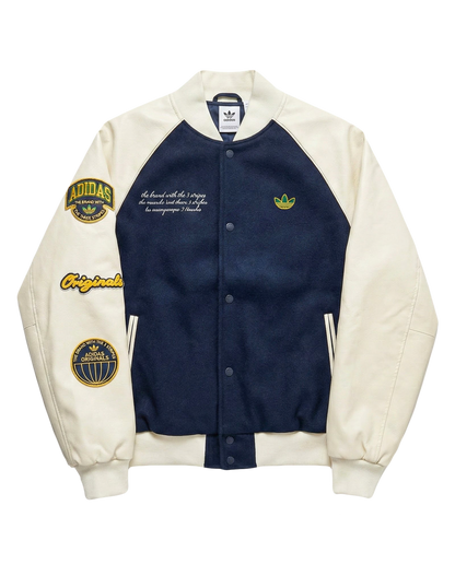 Adidas Originals Varsity Jacket - Navy/Cream